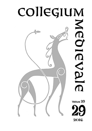 Collegium Medievale 2016